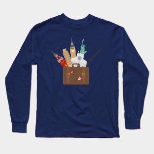 Travel Tourism Concept Long Sleeve T-Shirt